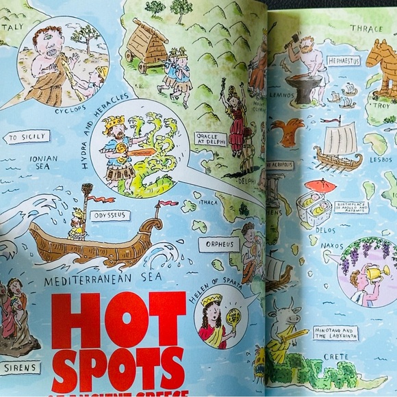 Mythlopedia Oh My Gods Scholastic Greek Mythology Paperback Book - Picture 7 of 14